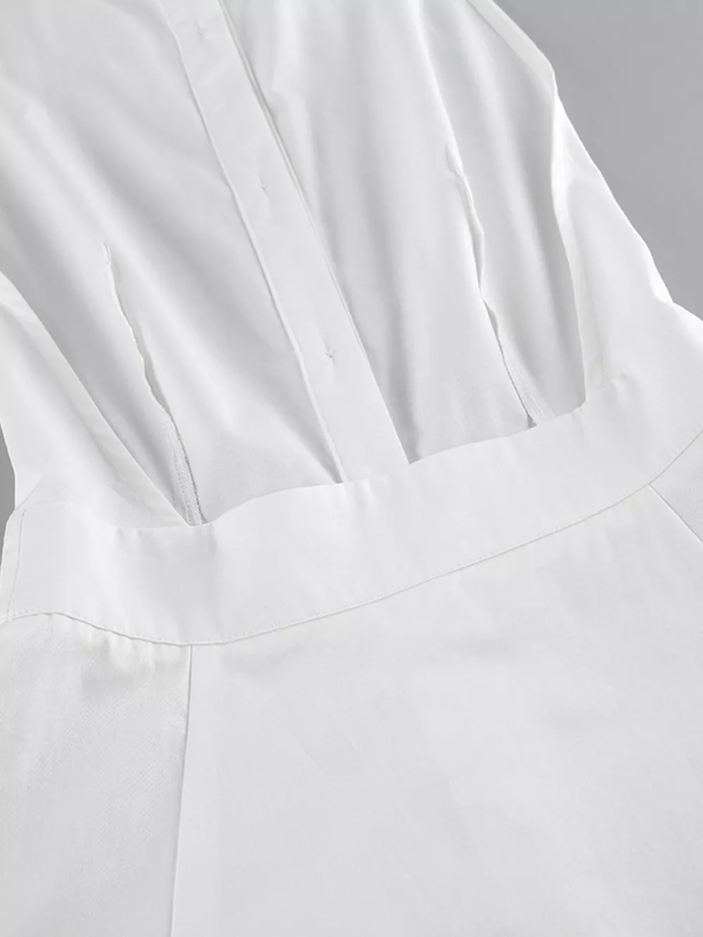 Backless Sleeveless Button Front Maxi Dress, image 13