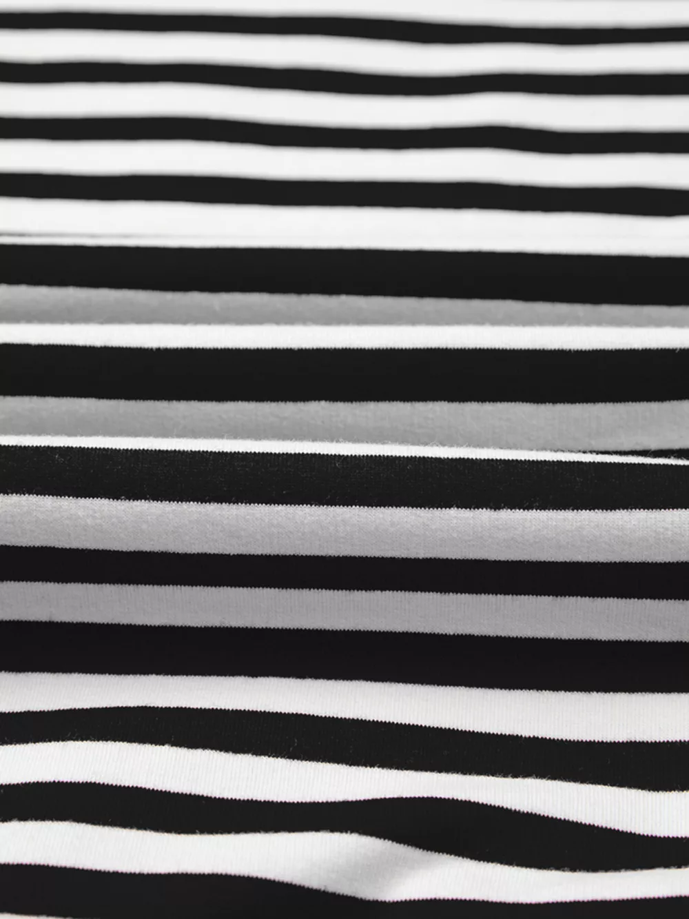 Stripe Exposed Seam Drop Shoulder Casual Pullover Top, image 11