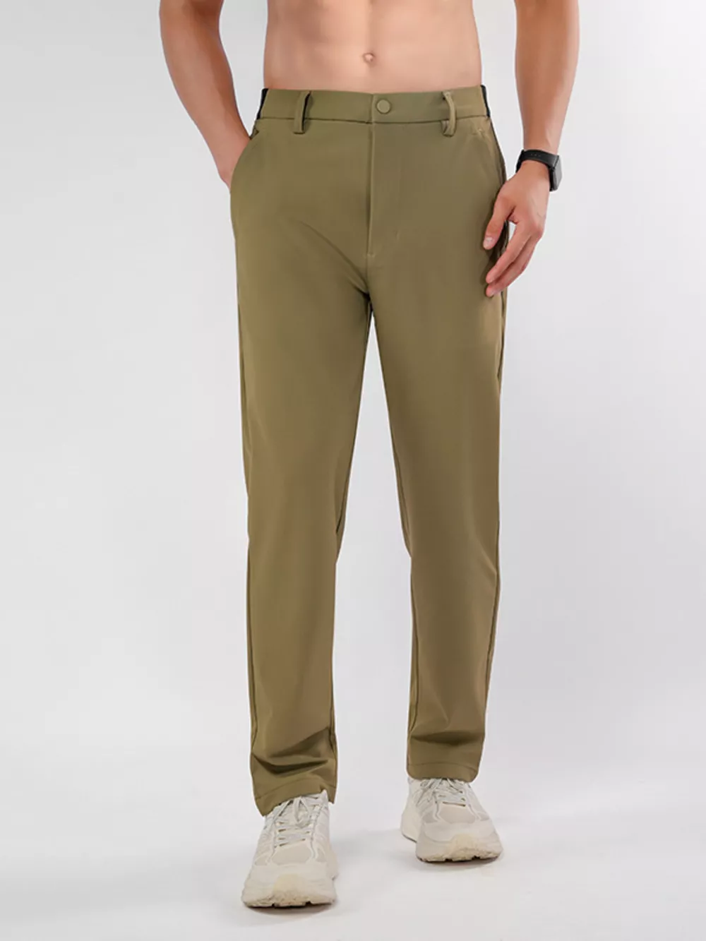Men's Plus Size Slim Fit Stretch Casual Pants