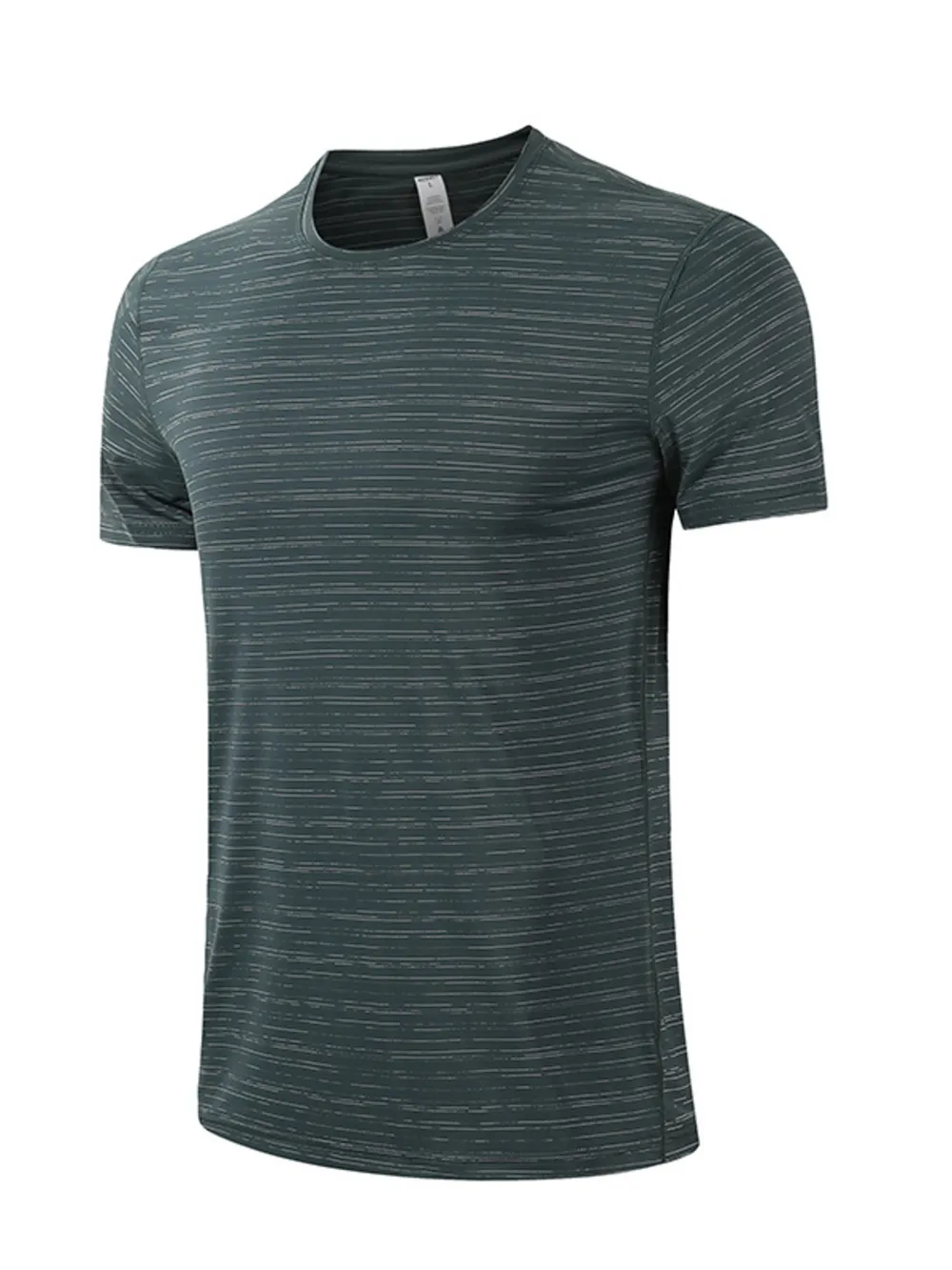Men's Plus Size Round Neck Short Sleeve T-Shirt, image 3