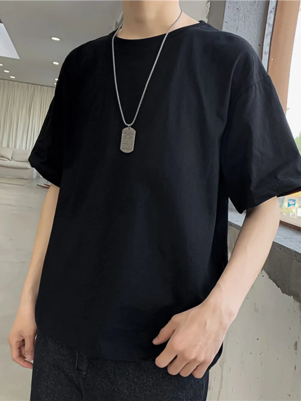 Men's Round Neck Short Sleeve T-Shirt