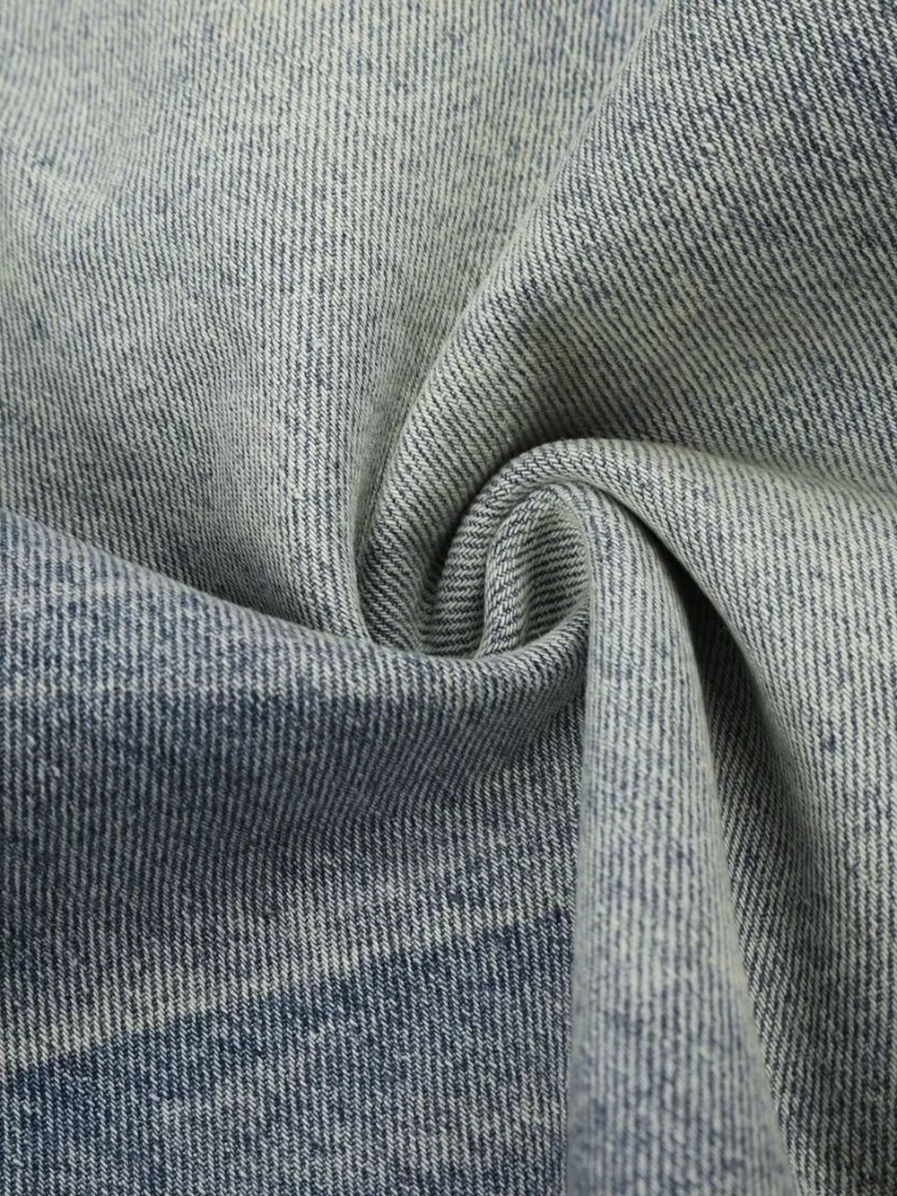 Men's Vintage Wash Wide Leg Denim Capris, image 4