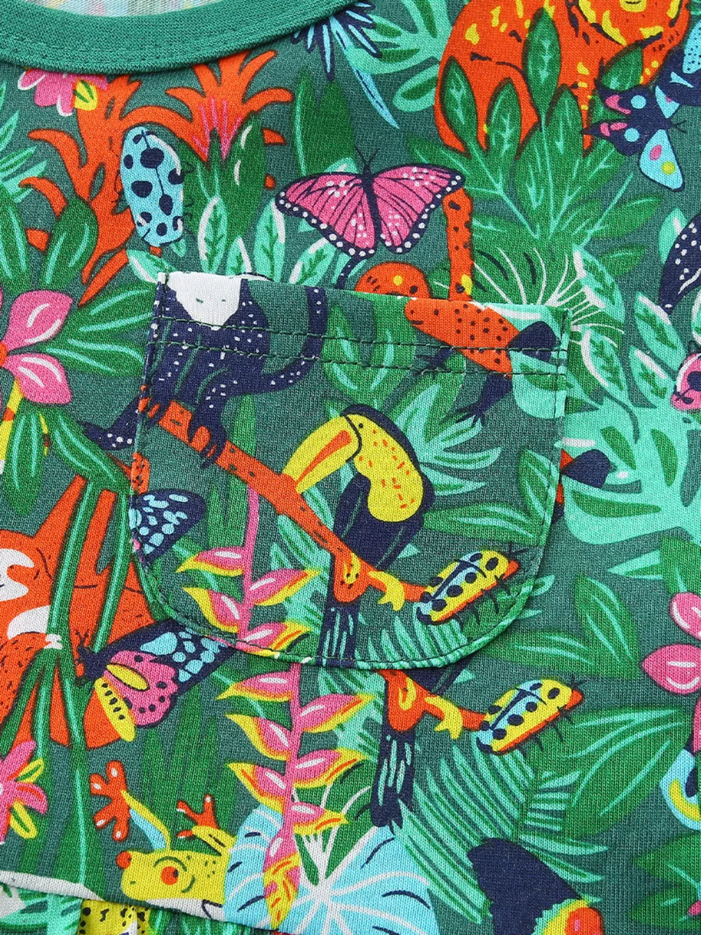 Children's Printed Round Neck Dress, image 4
