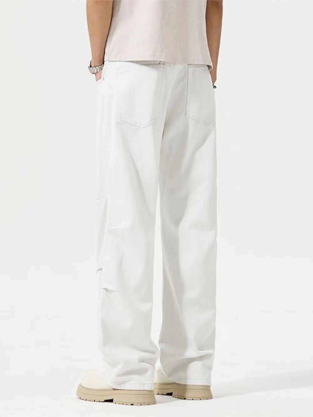 Men's Full Size Wide Leg Jeans Plus Size, image 2