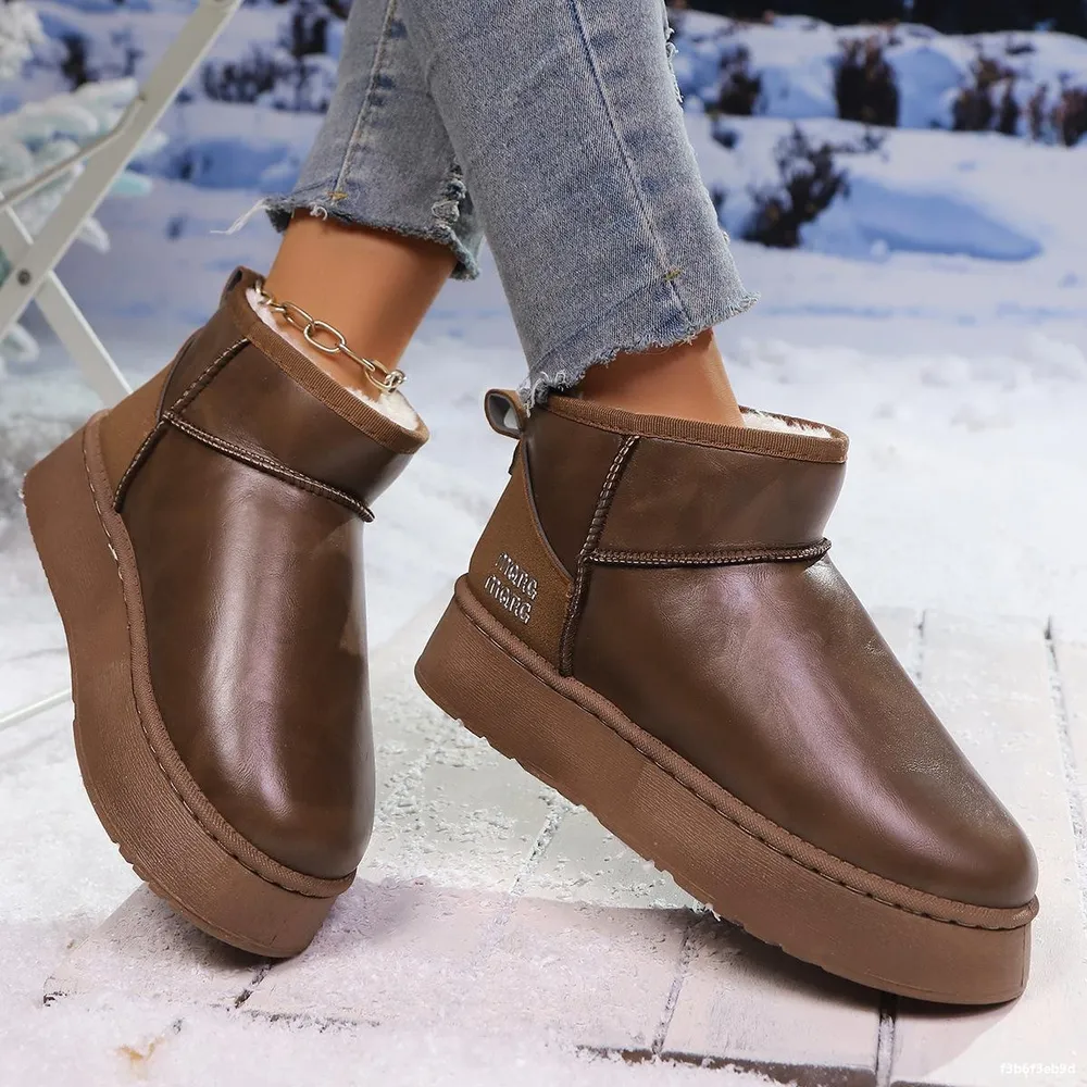 Faux-Fur Platform Ankle Boots, image 15