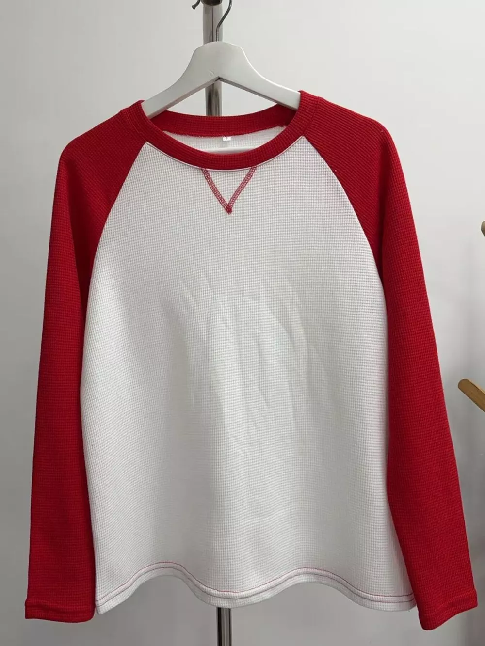 Color-Block Raglan Long Sleeve T-Shirt, image 14