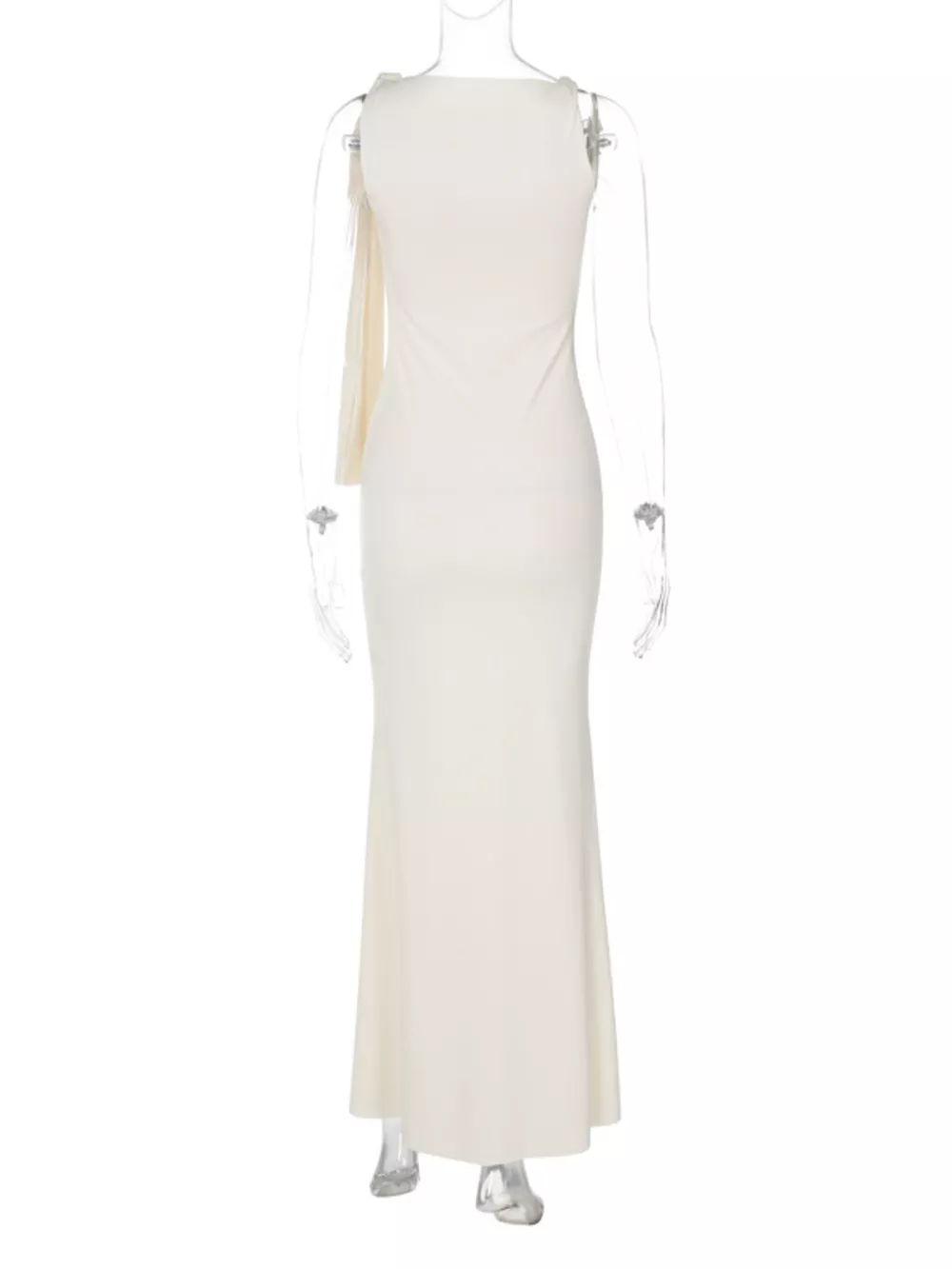 Sleeveless Maxi Dress with Draping Detail, image 8
