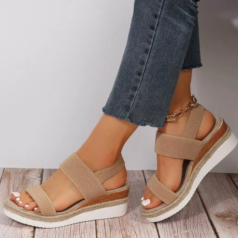 Open Toe Wedge Sandals, image 2