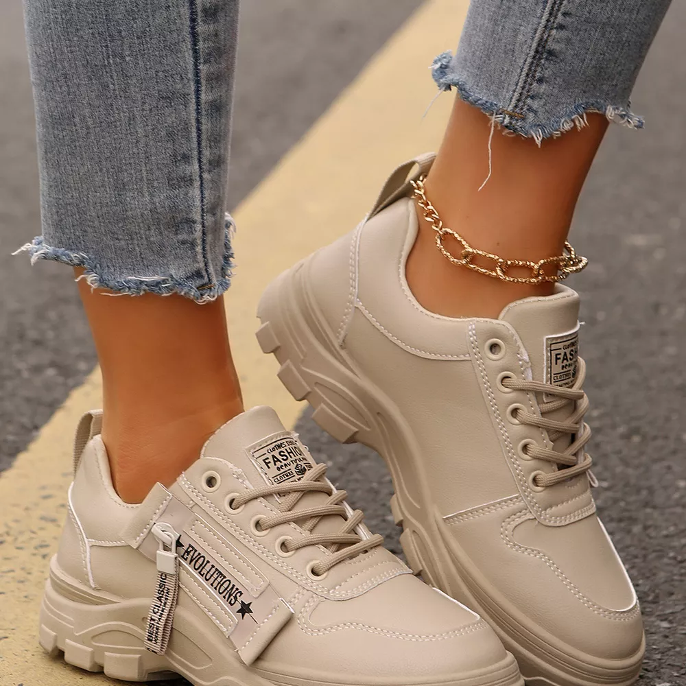 Lace Up Round Toe Athletic, image 4
