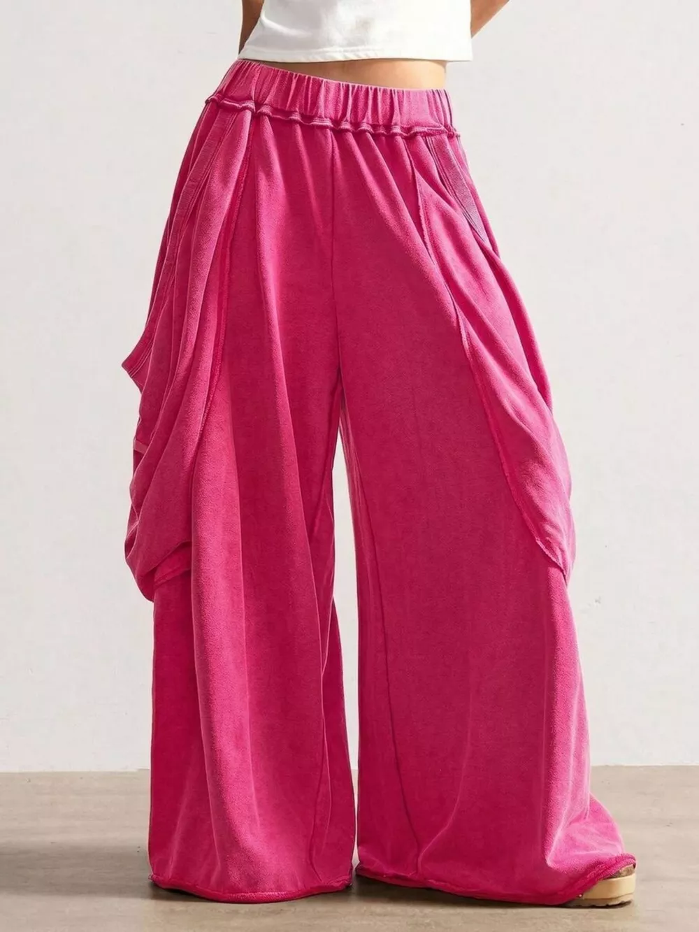 Oversized Wide-Leg Cargo Pants, image 15