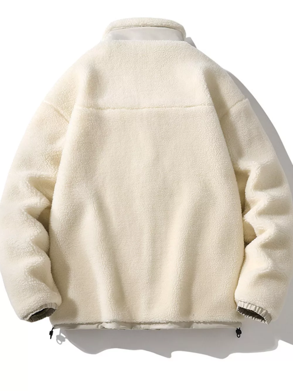 Men's Plus Size Cozy Fleece Full-Zip Jacket, image 6