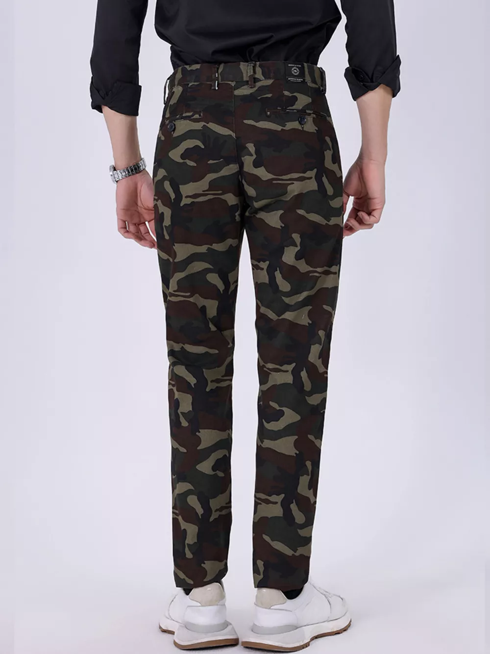Men's Camouflage Slim Fit Pants, image 4