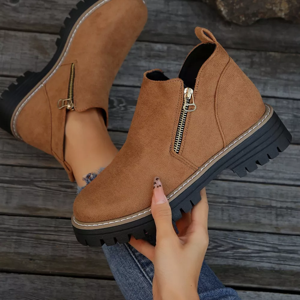 Ankle Boots with Zipper Detail, image 9