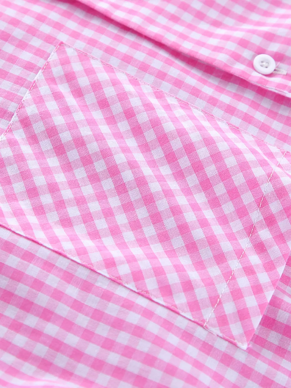 Gingham Button-Down Top and Pants Loungewear Set, image 10