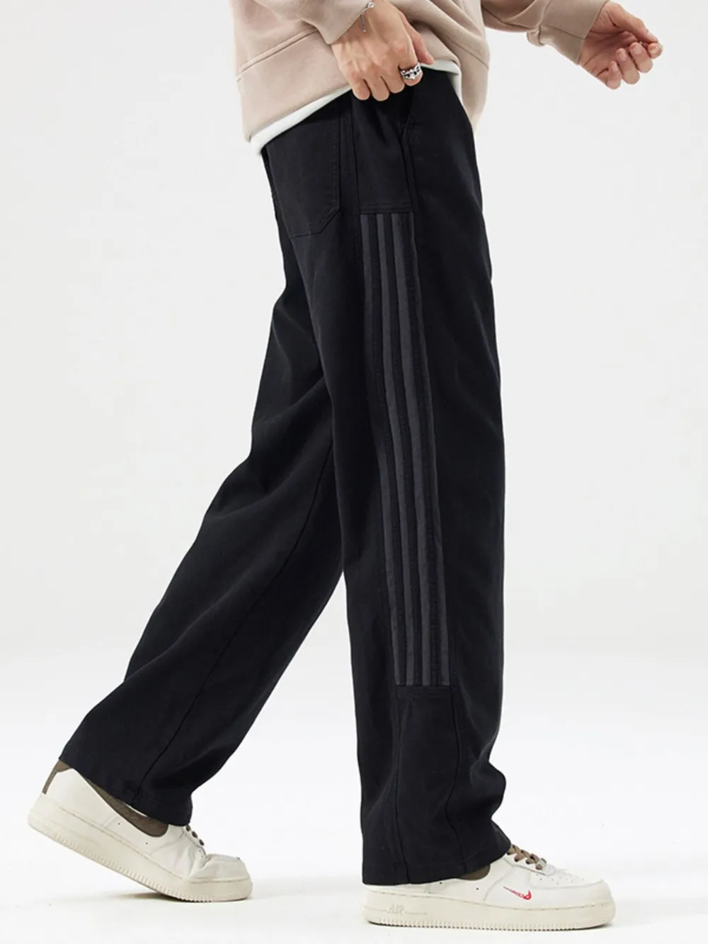 Men's Full Size Drawstring Wide Leg Pants Plus Size, image 11