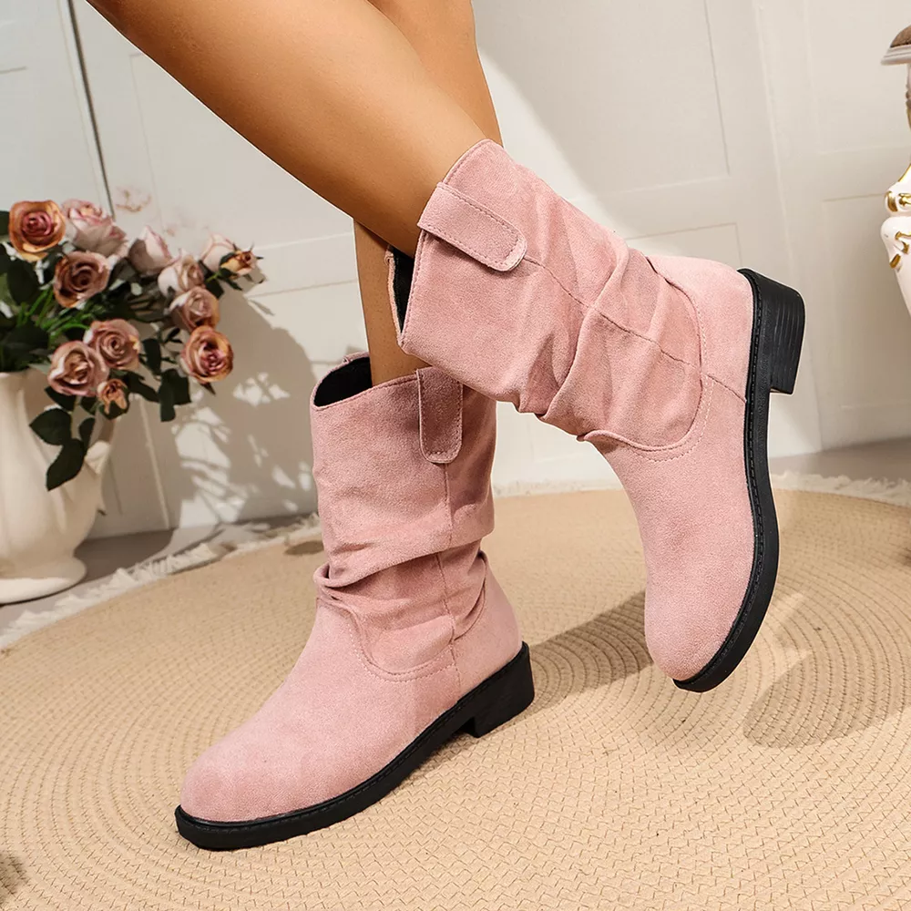 Round Toe Slouchy Boots, image 8