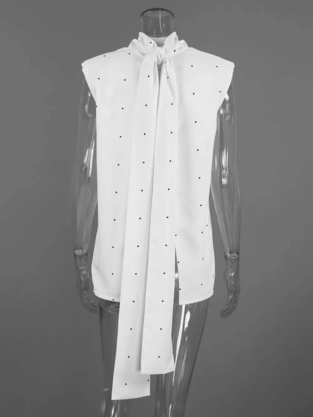 Polka Dot High Neck Tank, image 9