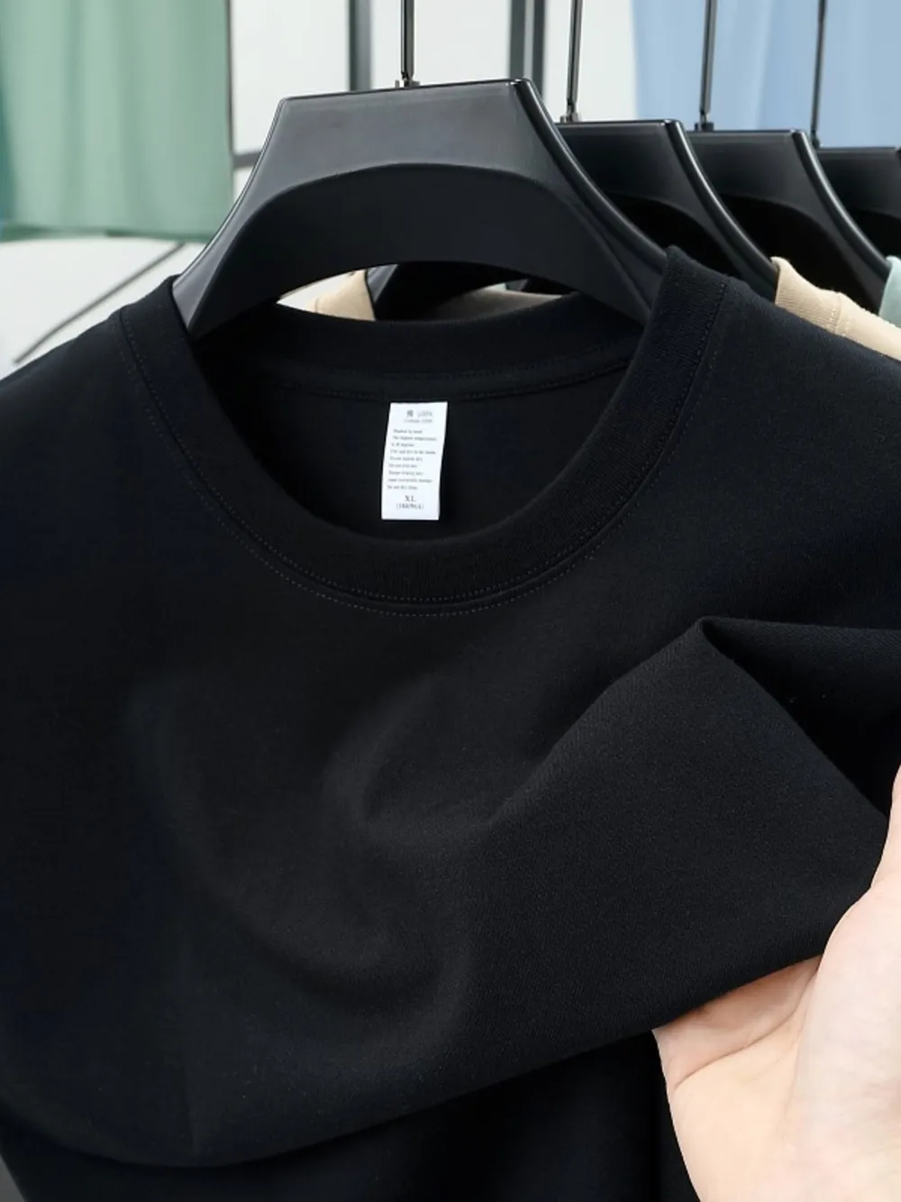 Men's Plus Size Round Neck Short Sleeve T-Shirt, image 6