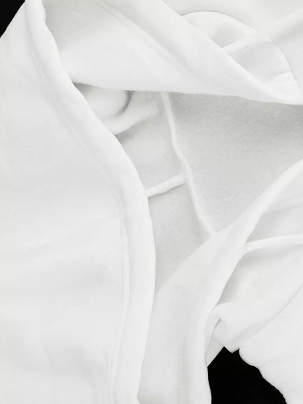 Striped Sleeve Zip-Up Drawstring Hoodie, image 12