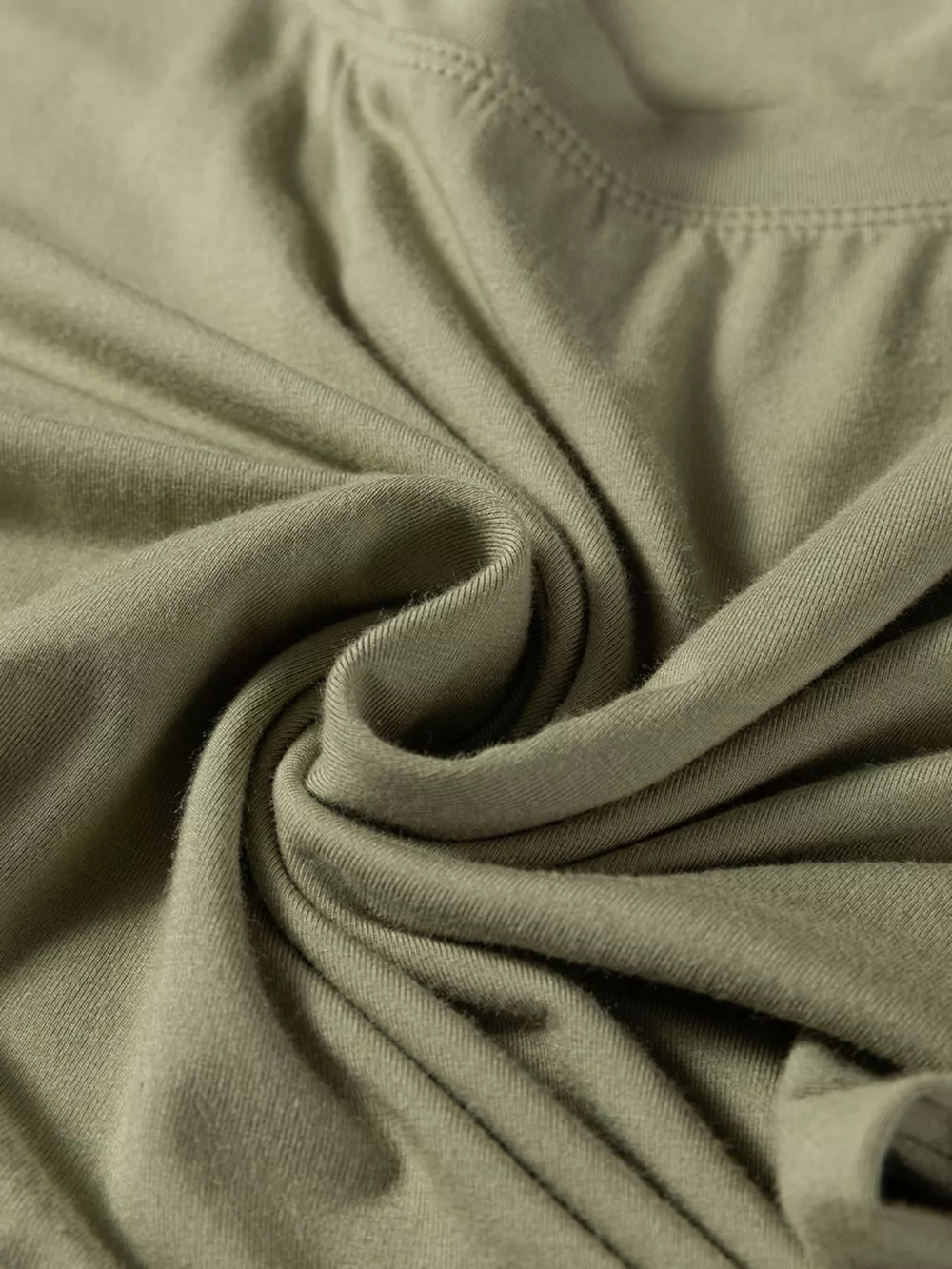 Solid Color Long Sleeve Fitted Top, image 8