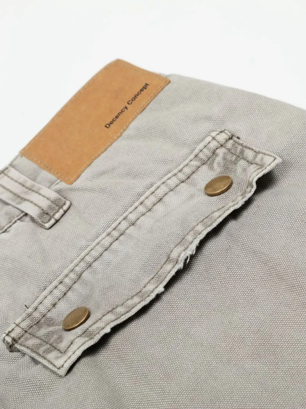 Men's Washed Wide Leg Cargo Jeans with Multiple Pockets, image 7