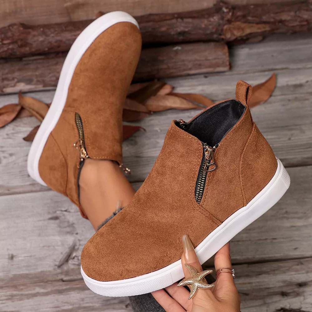 Round Toe Ankle Boots, image 5