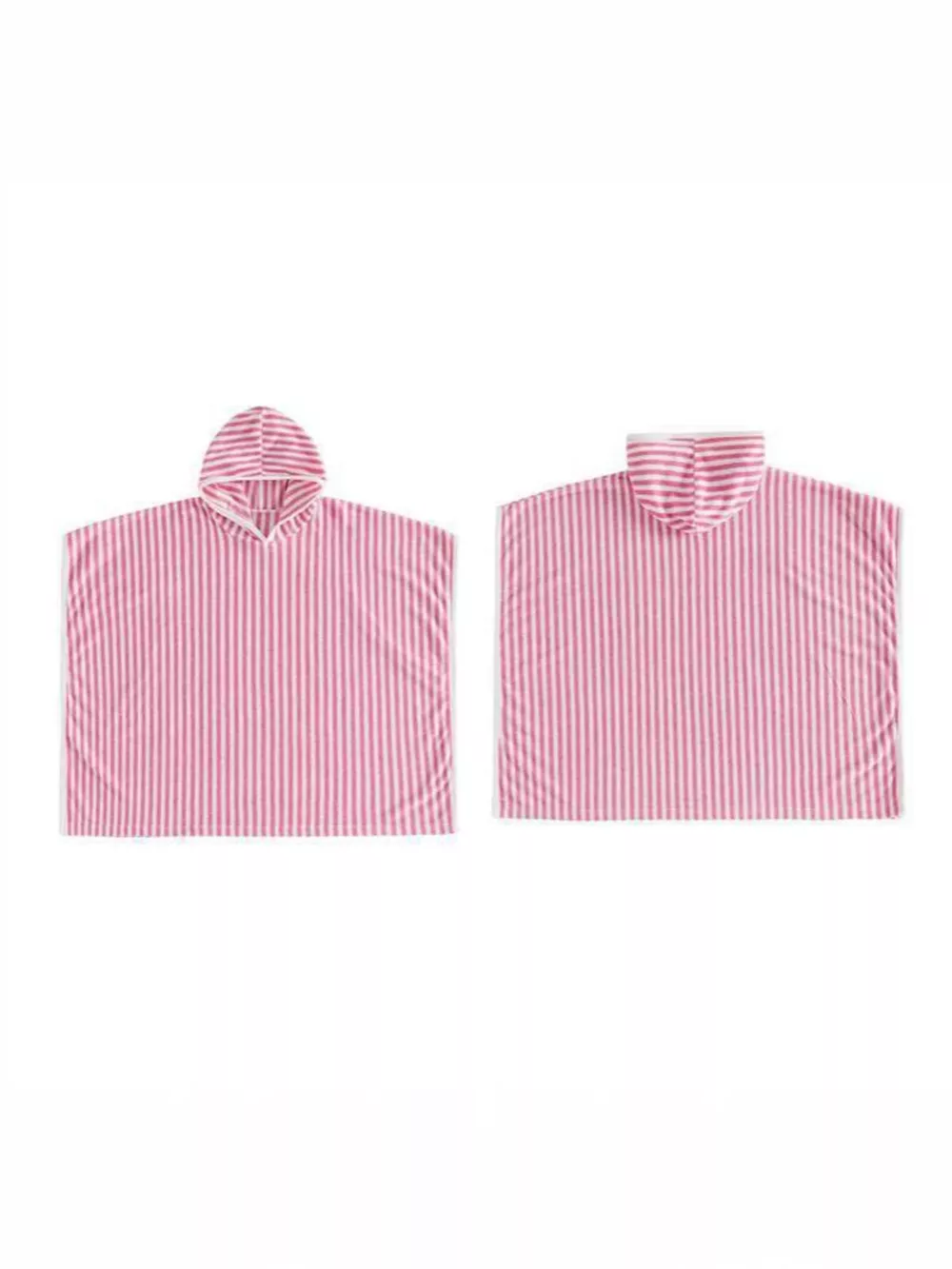 Children's Striped Hooded Poncho, image 3
