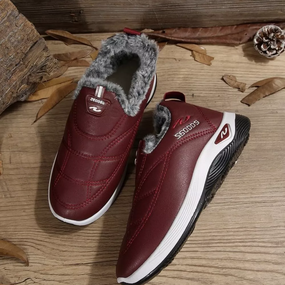 Plush Round Toe Platform Shoes, image 17