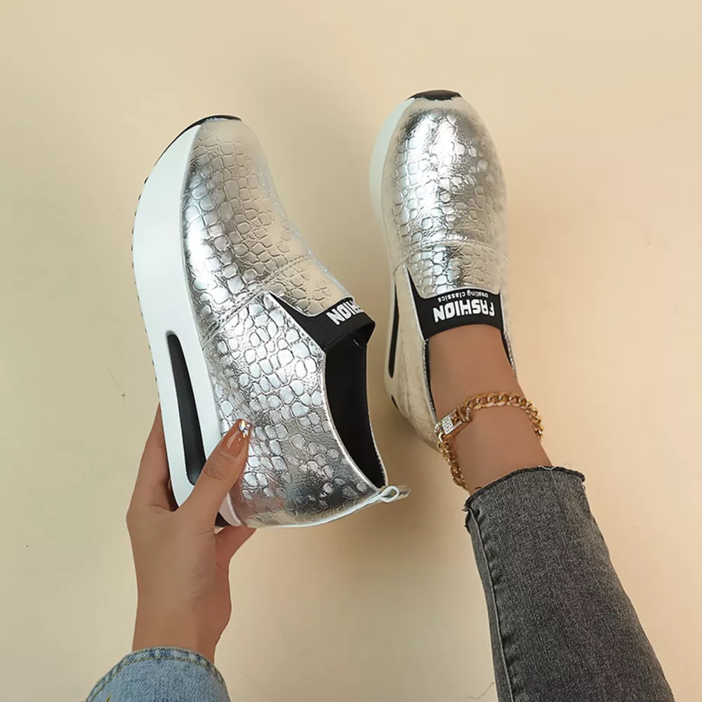 Round Toe Platform Slip-Ons, image 6