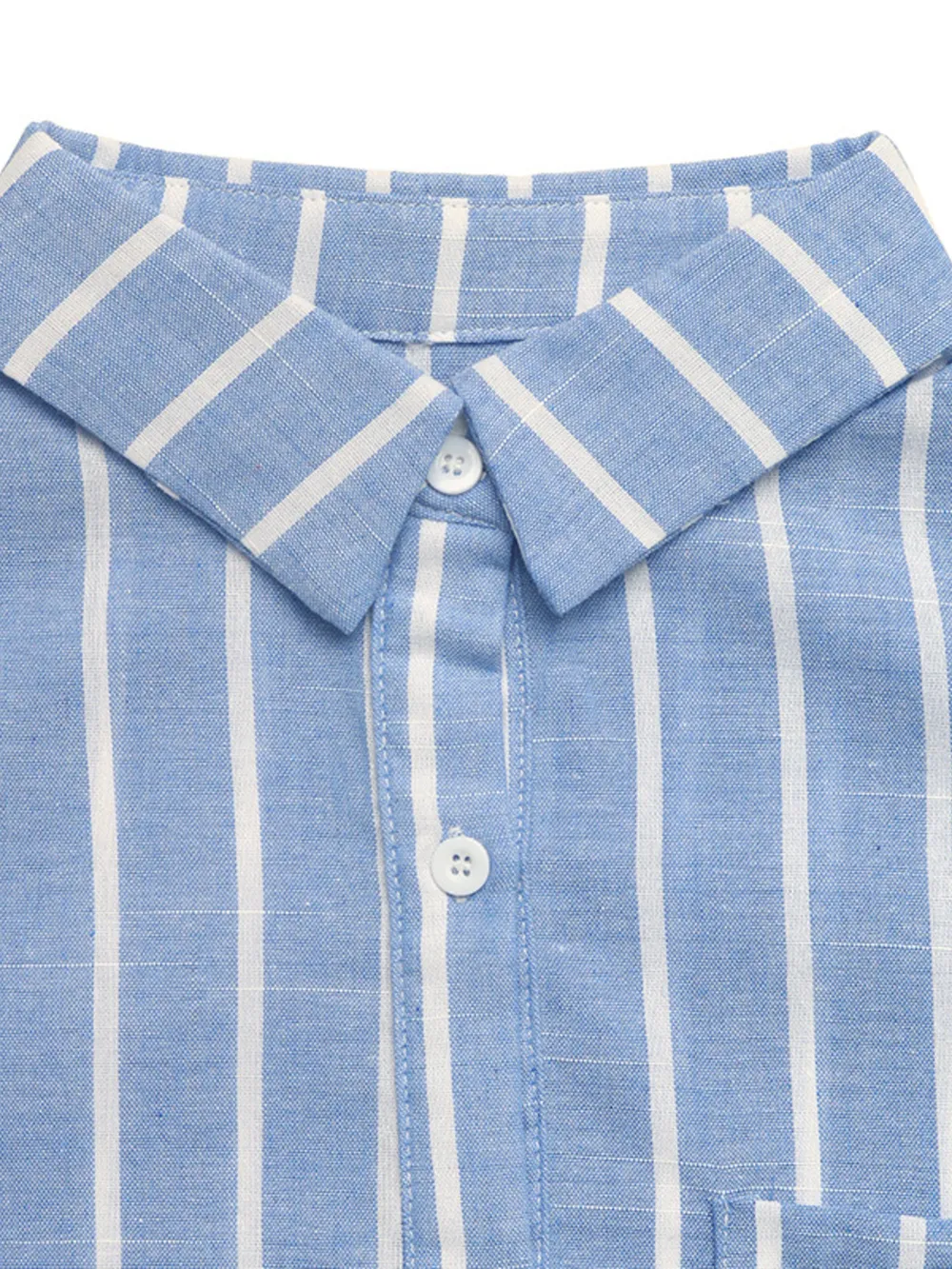 Striped Oversized Button-Down Shirt, image 11