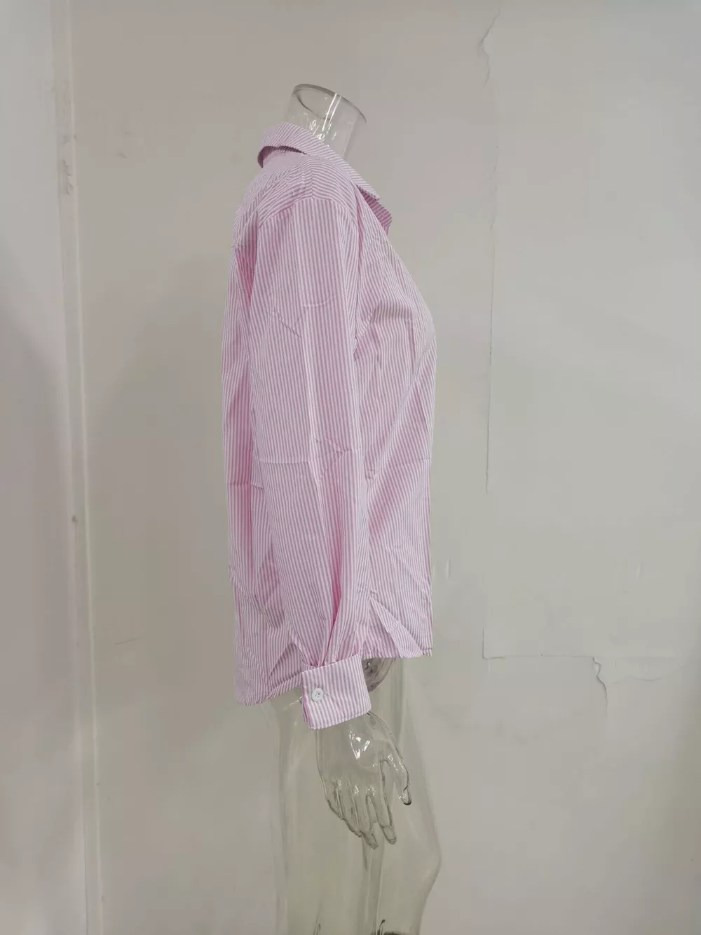 Striped Button-Down Relaxed Fit Shirt, image 10
