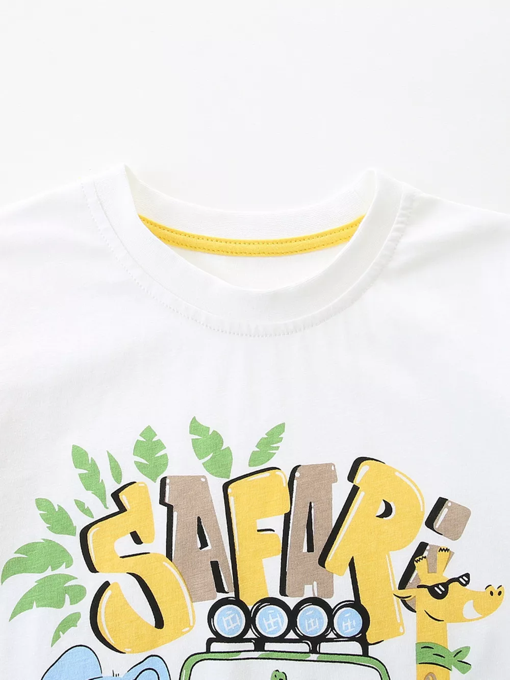 Children's Animal Graphic Round Neck Tee, image 3