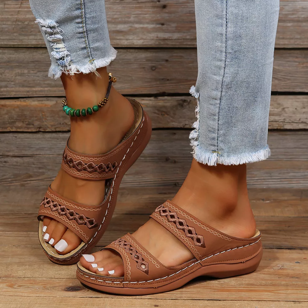 Open Toe Wedge Sandals, image 11