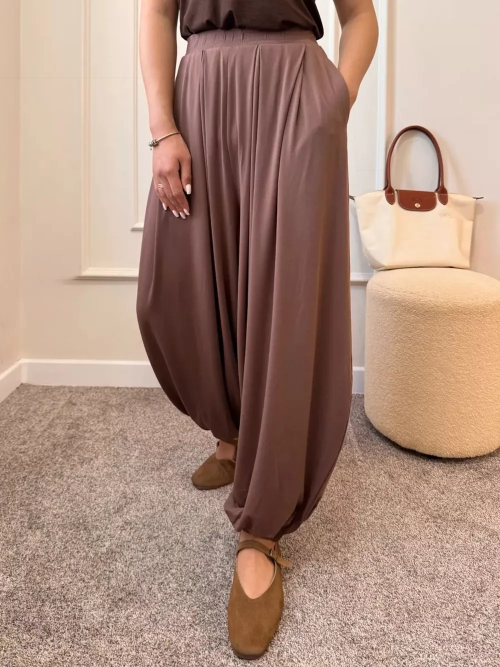 High-Waisted Wide-Leg Pants, image 7