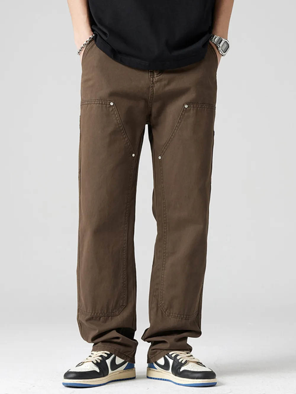 Men's Wide-Leg Relaxed Fit Jeans, image 14