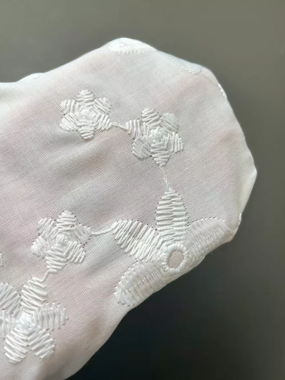 Floral Embroidered Ruffle Trim Blouse, image 8
