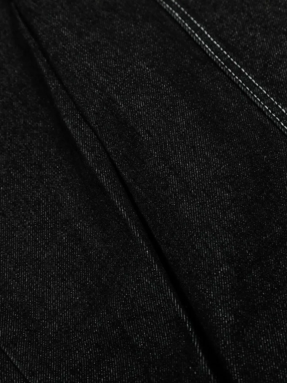 Men's Wide-Leg Jeans with Contrast Stitching, image 10