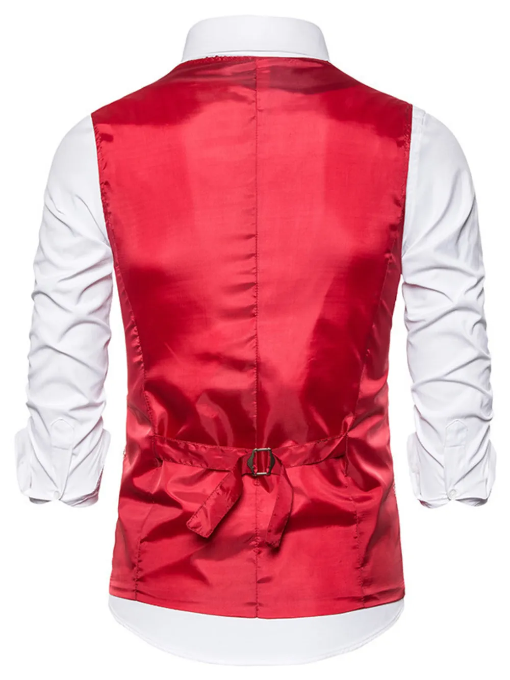 Men's Sequin Slim Fit Vest, image 15