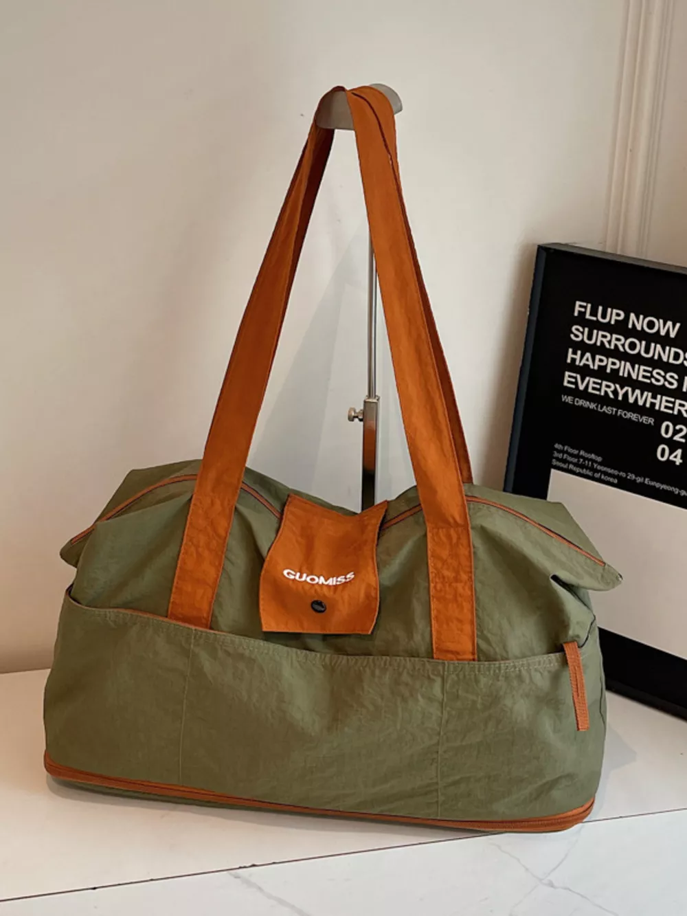 Two-Tone Lightweight Travel Bag, image 2