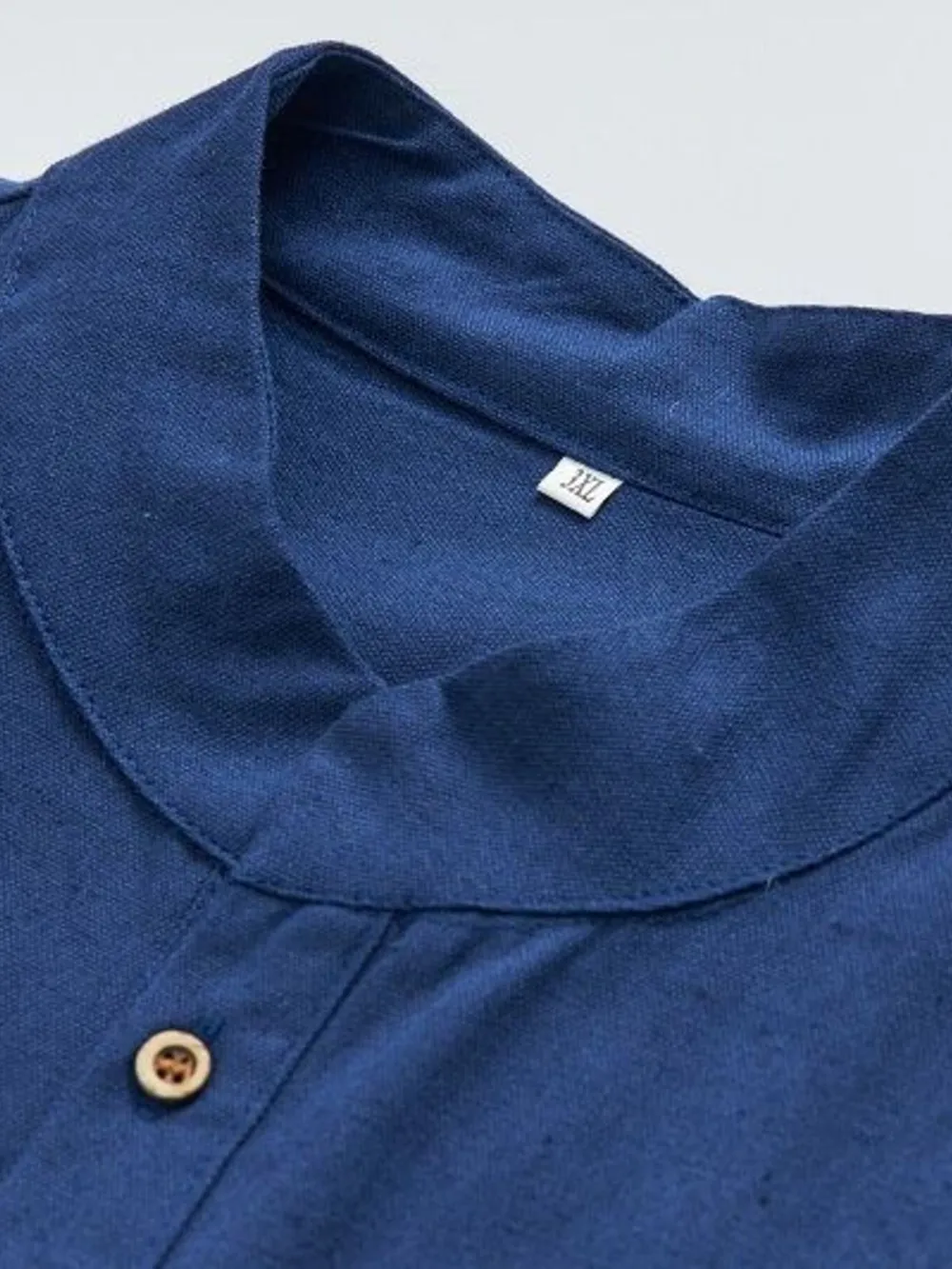Men's Plus Size Button Detail Short Sleeve Blouse, image 17
