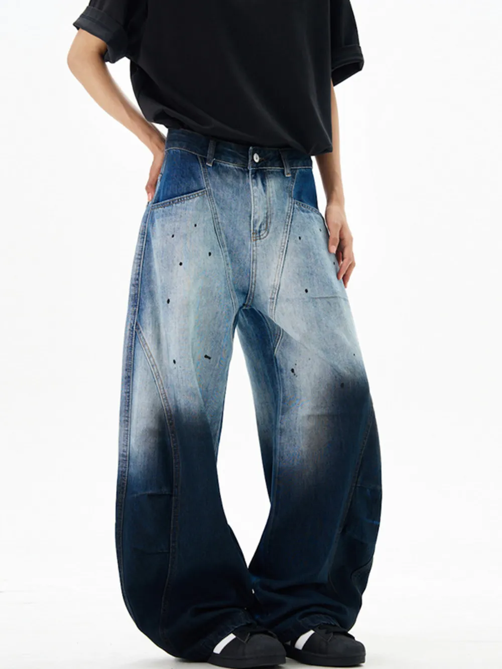 Men's Wide Leg Jeans, image 3