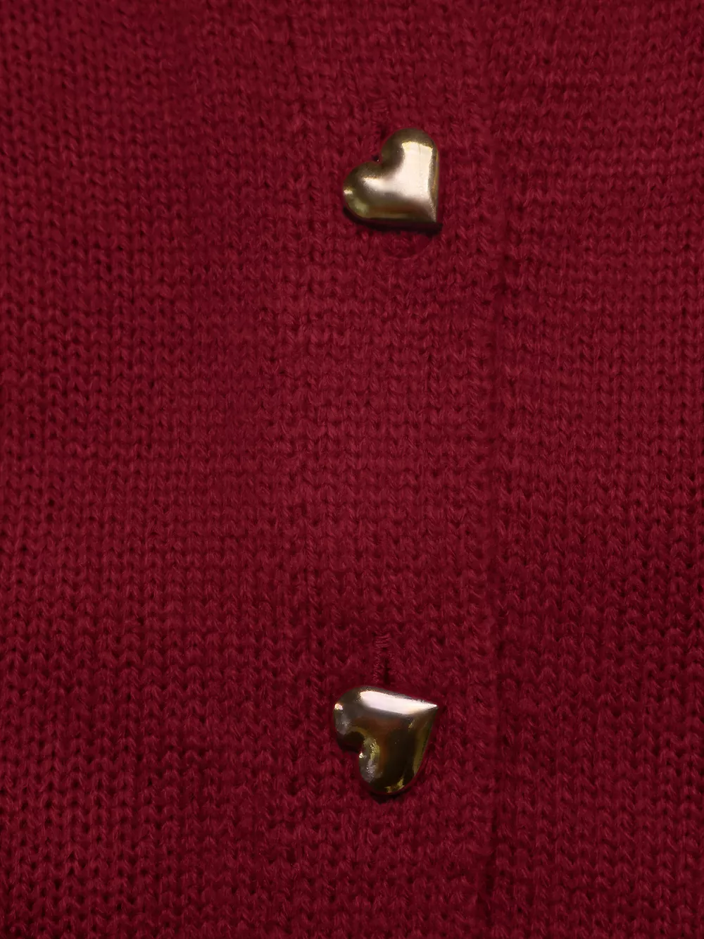 Heart-Button Knit Cardigan, image 8