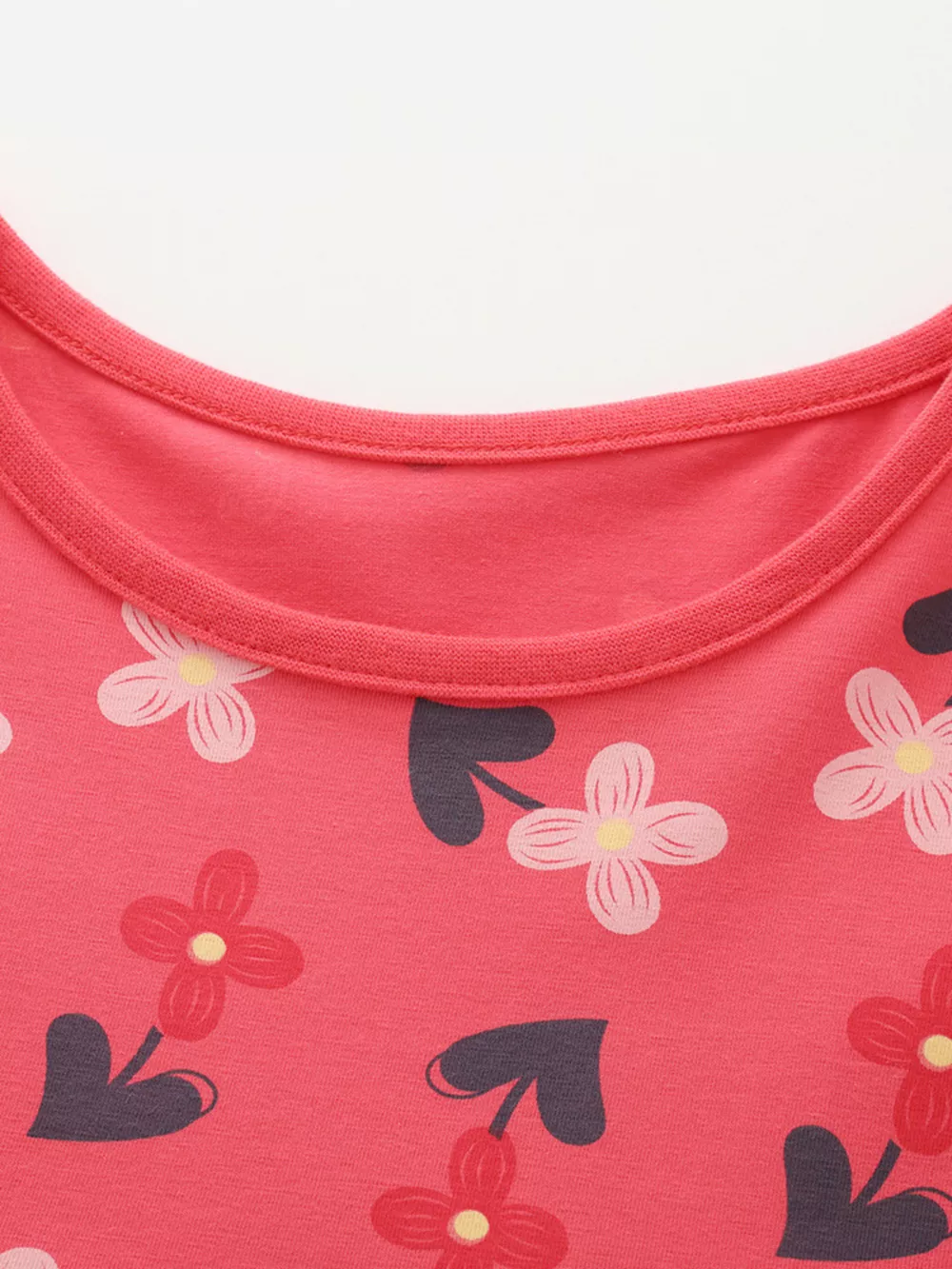 Children's Floral Print Ruffle Sleeve Casual Dress, image 5