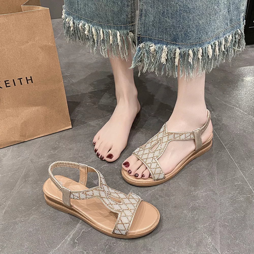 Open Toe Wedge Sandals, image 4