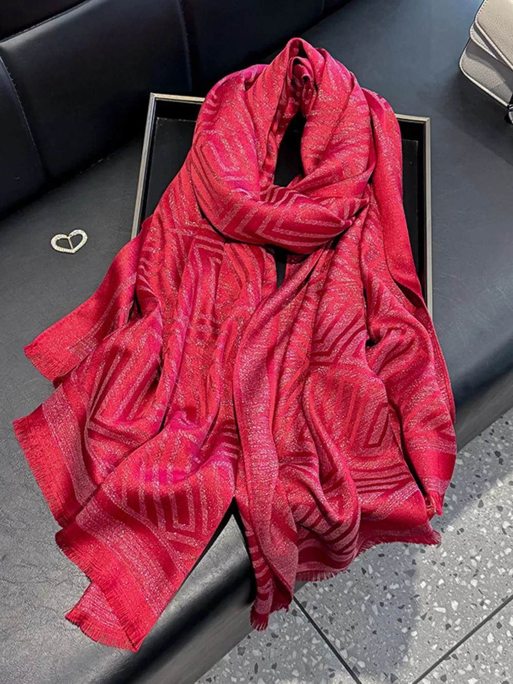 Raw Hem Lightweight Scarf, image 7