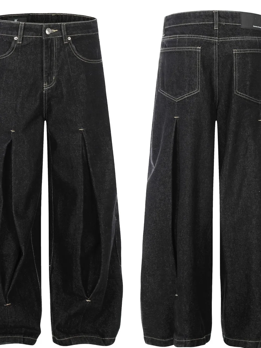 Men's Wide Leg Jeans, image 4