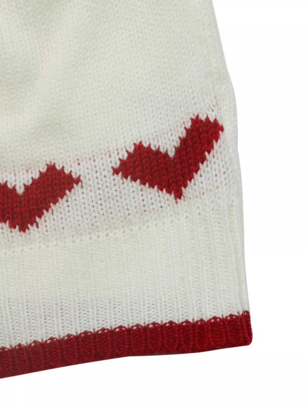 Heart Pattern Dropped Shoulder Sweater, image 12