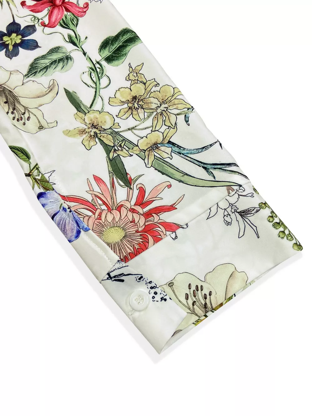 Floral Print Button-Down Shirt, image 4
