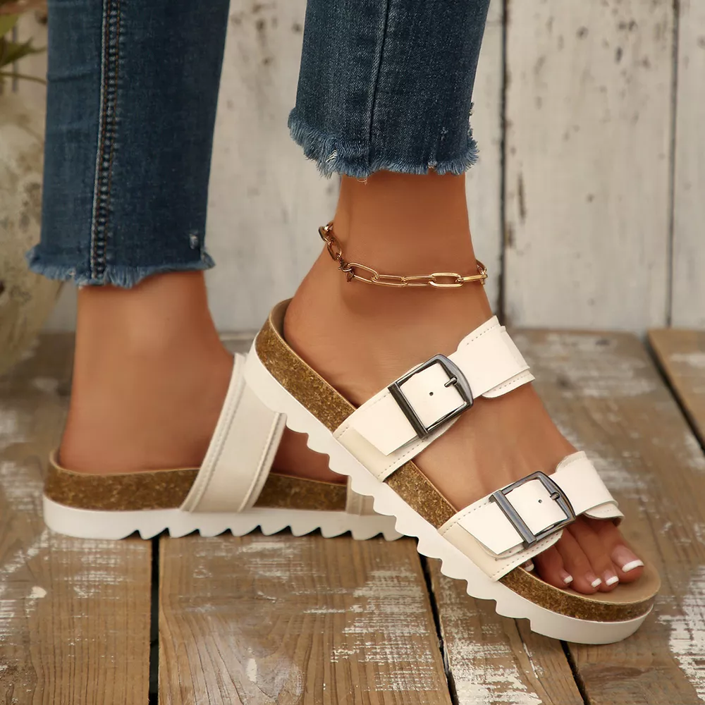 Open Toe Flats Sandals, image 7