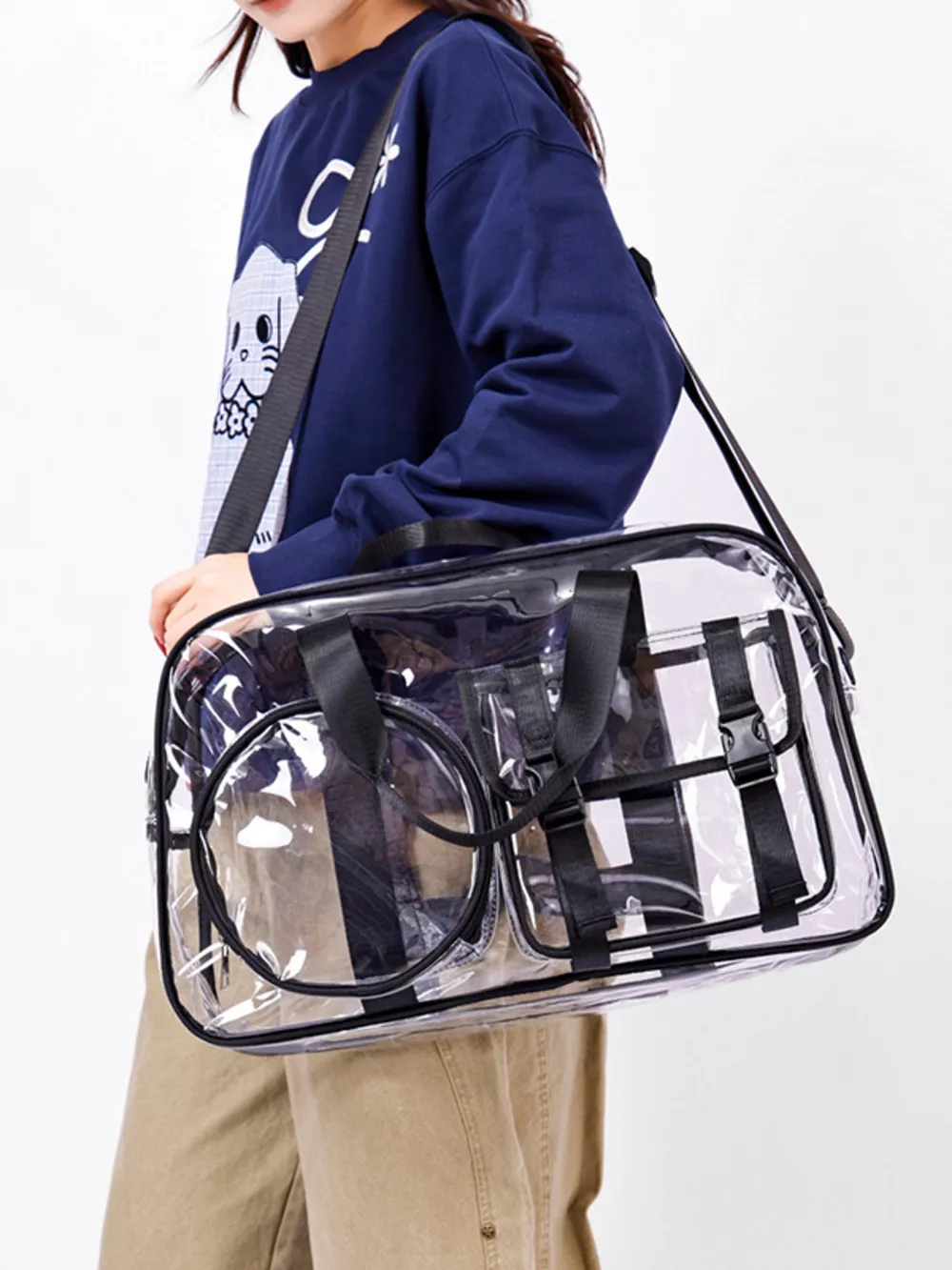 Clear PVC Travel Bag, image 5